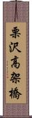 栗沢高架橋 Scroll