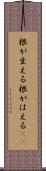 根が生える Scroll