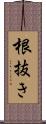 根抜き Scroll