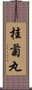 桂菊丸 Scroll