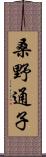 桑野通子 Scroll