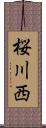 桜川西 Scroll