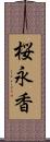 桜永香 Scroll