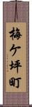 梅ケ坪町 Scroll