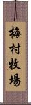 梅村牧場 Scroll