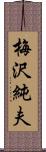 梅沢純夫 Scroll