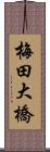 梅田大橋 Scroll