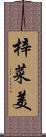 梓菜美 Scroll