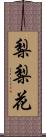 梨梨花 Scroll