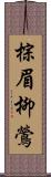棕眉柳鶯 Scroll