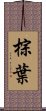 棕葉 Scroll