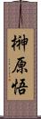 榊原悟 Scroll