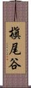 槇尾谷 Scroll