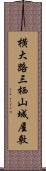 横大路三栖山城屋敷 Scroll