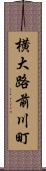横大路前川町 Scroll