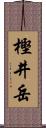 樫井岳 Scroll