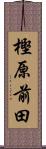 樫原前田 Scroll