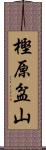 樫原盆山 Scroll