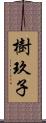 樹玖子 Scroll