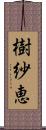 樹紗恵 Scroll