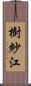 樹紗江 Scroll