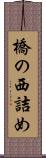 橋の西詰め Scroll