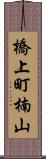 橋上町楠山 Scroll