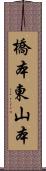 橋本東山本 Scroll