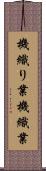 機織り業 Scroll