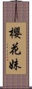 櫻花妹 Scroll