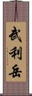 武利岳 Scroll