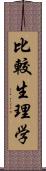 比較生理学 Scroll