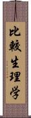 比較生理学 Scroll