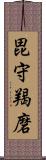 毘守羯磨 Scroll