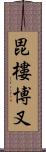 毘樓博叉 Scroll