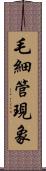 毛細管現象 Scroll