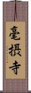 毫摂寺 Scroll