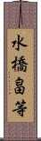 水橋畠等 Scroll