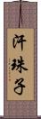 汗珠子 Scroll