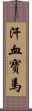 汗血寶馬 Scroll