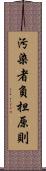 汚染者負担原則 Scroll