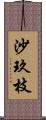 沙玖枝 Scroll