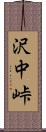 沢中峠 Scroll