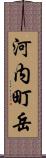 河内町岳 Scroll