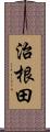 治根田 Scroll