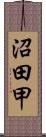 沼田甲 Scroll