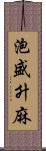 泡盛升麻 Scroll