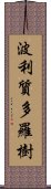 波利質多羅樹 Scroll