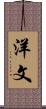 洋文 Scroll