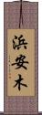 浜安木 Scroll